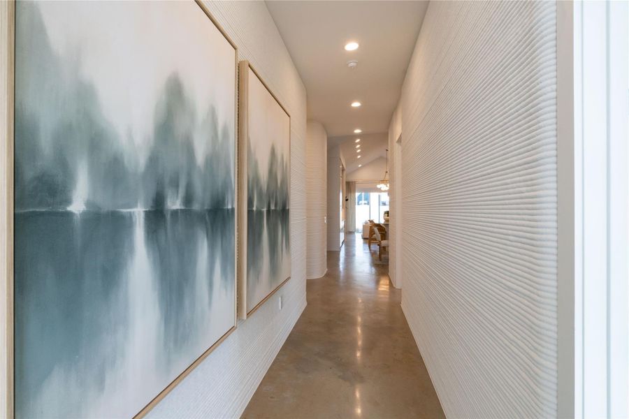 Furnished interior view inside a new home in Wolf Ranch: Genesis Collection, Georgetown (Image 12).