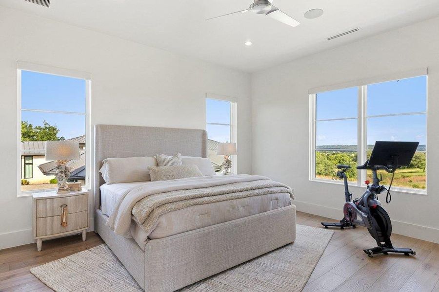 Furnished interior view inside a new home in , Spicewood (Image 28).