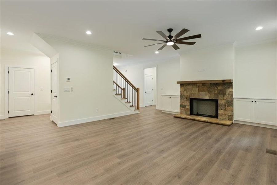 Spacious, unfurnished interior of a new home in , Canton (Image 51).