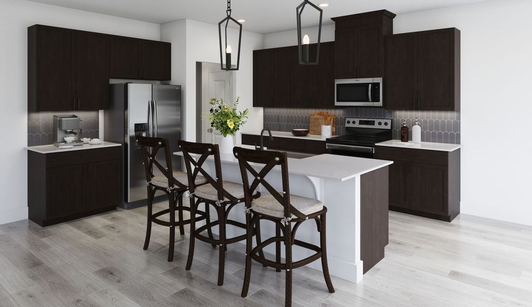 Representative furnished interior of a home built from the Macon by Mattamy Homes in Cardinal Landing, Coats (Image 5).