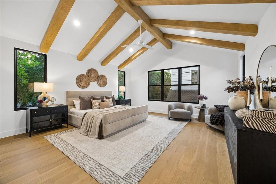 Furnished interior view inside a new home in , Houston (Image 4).