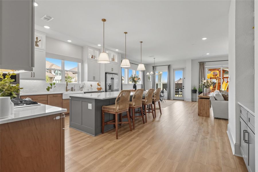 Spacious open concept kitchen. Spacious open concept kitchen.