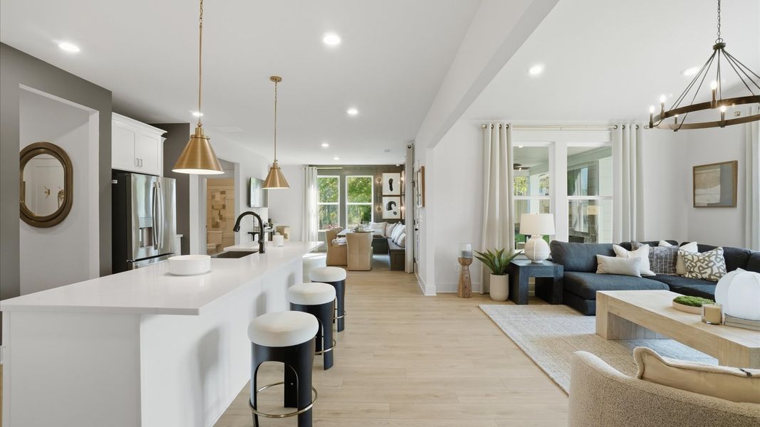 Representative furnished interior of a home built from the Stonefield by DRB Homes in Northcroft, Loganville (Image 25).