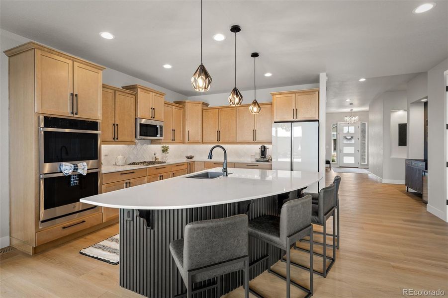 Furnished interior view inside a new home in , Colorado Springs (Image 20).