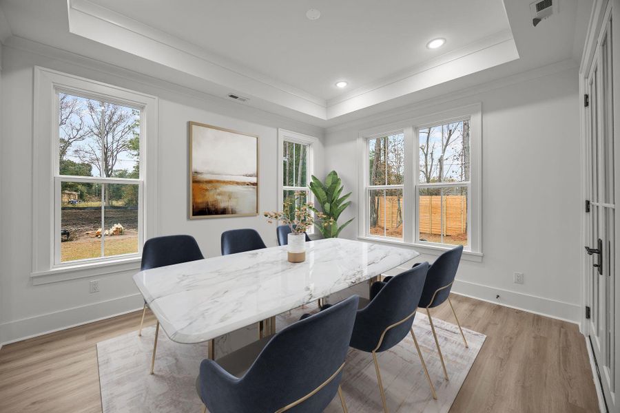 Furnished interior view inside a new home in , Johns Island (Image 6).