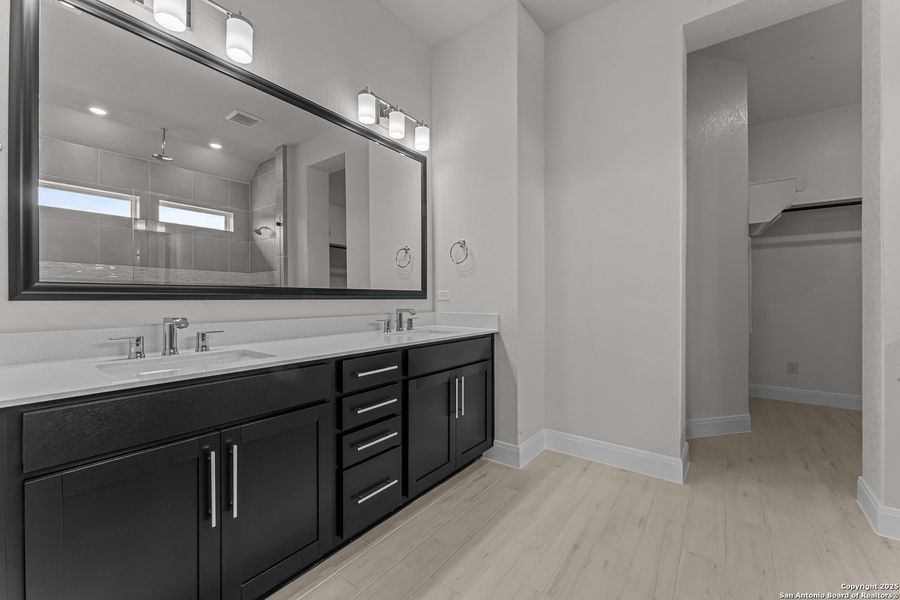 Furnished interior view inside a new home in Ladera - High Point 45', San Antonio (Image 5).