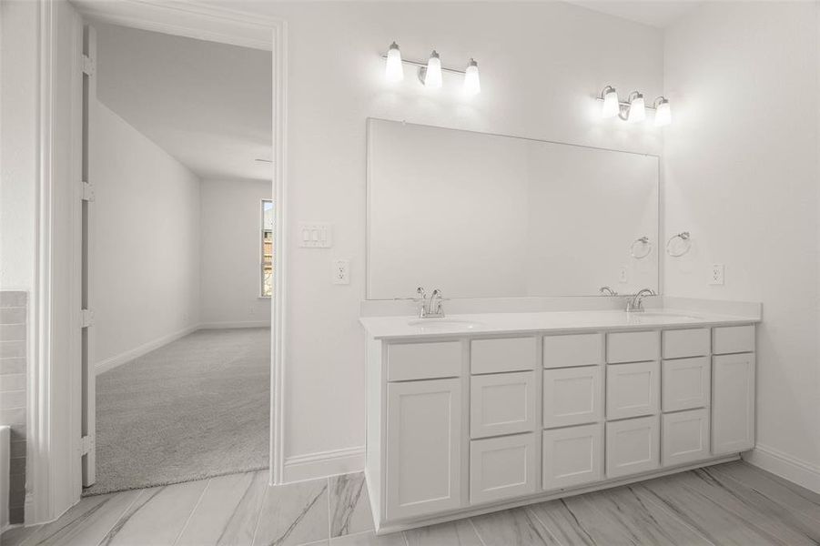 Furnished interior view inside a new home in The Oaks, Red Oak (Image 10). Furnished interior view inside a new home in The Oaks, Red Oak (Image 10).