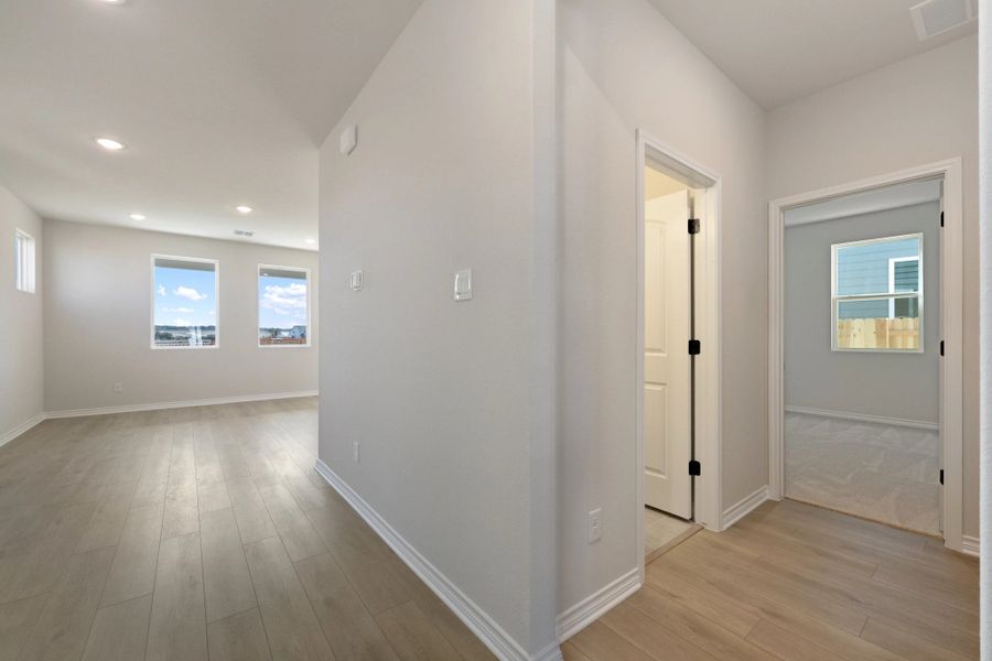 Spacious, unfurnished interior of a new home in The Homestead at Lariat, Liberty Hill (Image 24).