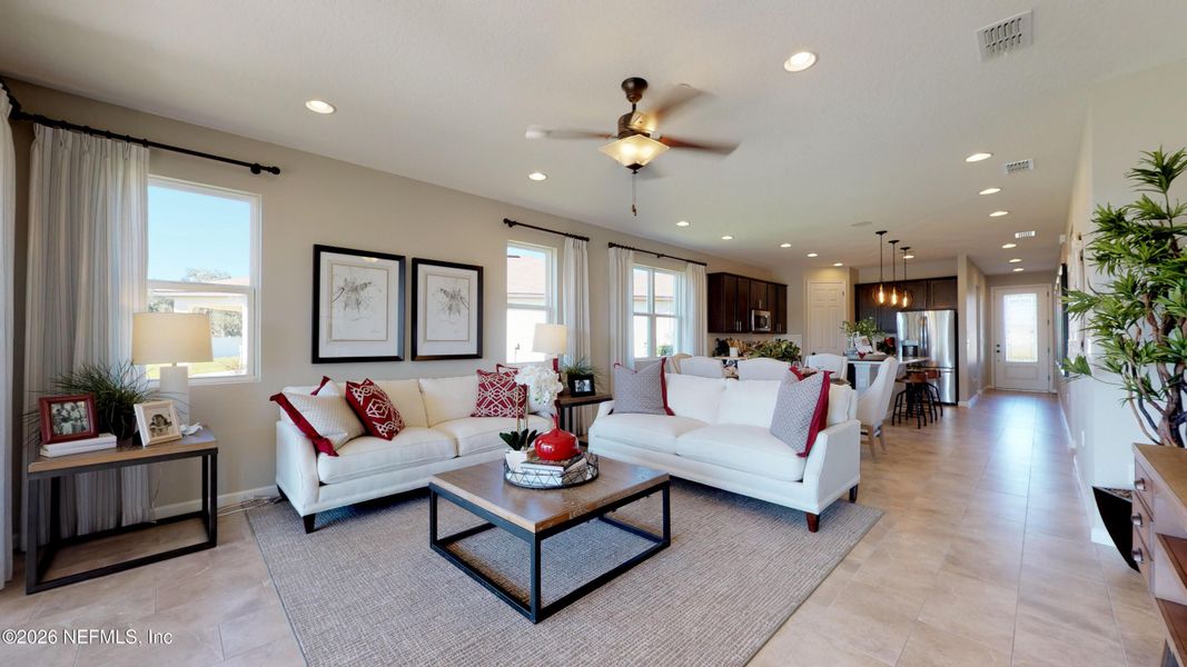 Furnished interior view inside a new home in , Palm Coast (Image 7).