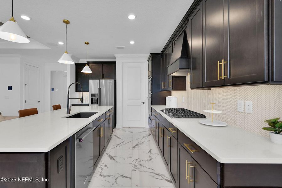 Furnished interior view inside a new home in Summer Bay at Grand Oaks, St. Augustine (Image 11). Furnished interior view inside a new home in Summer Bay at Grand Oaks, St. Augustine (Image 11).