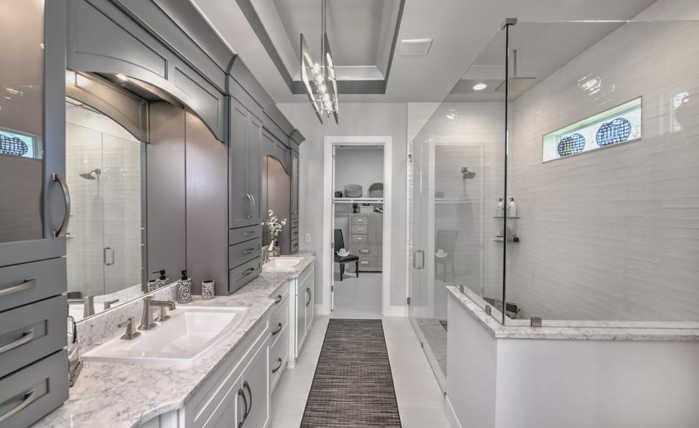 Furnished interior view inside a new home in Woodhaven, Port Orange (Image 13).