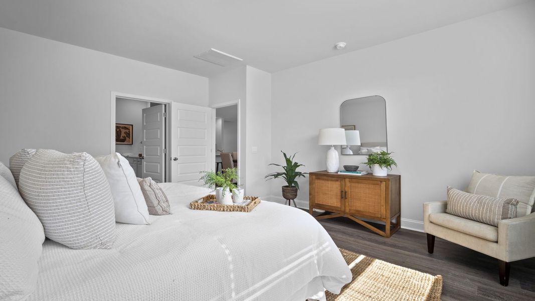 Representative furnished interior of a home built from the Manning by D.R. Horton in The Retreat at East Argent, Ridgeland (Image 18).