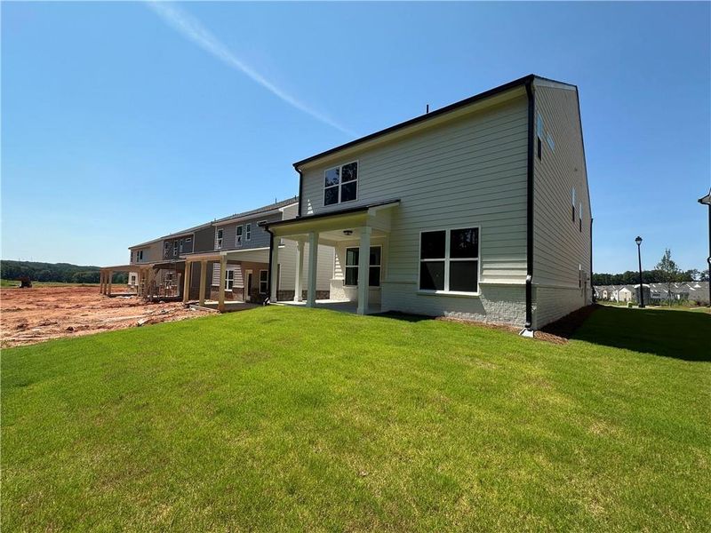 Exterior details and patio area of a home in Kentmere, Auburn (Image 3).