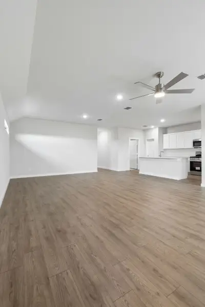 Open Floor Plan in the Oscar home plan by Trophy Signature Homes – REPRESENTATIVE PHOTO Open Floor Plan in the Oscar home plan by Trophy Signature Homes – REPRESENTATIVE PHOTO