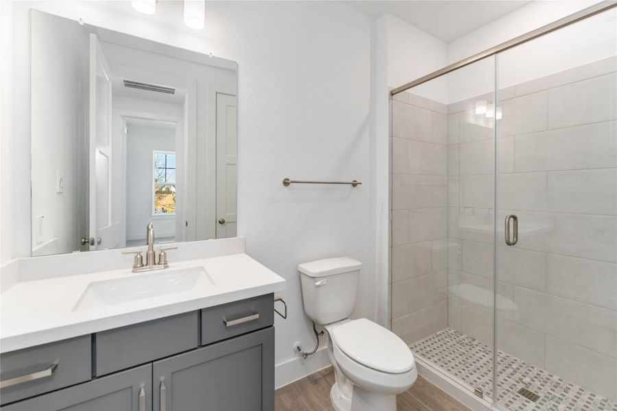 Furnished interior view inside a new home in Elyson, Katy (Image 7).