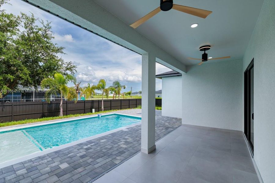 Exterior details and patio area of a home in , Cape Coral (Image 27). Exterior details and patio area of a home in , Cape Coral (Image 27).