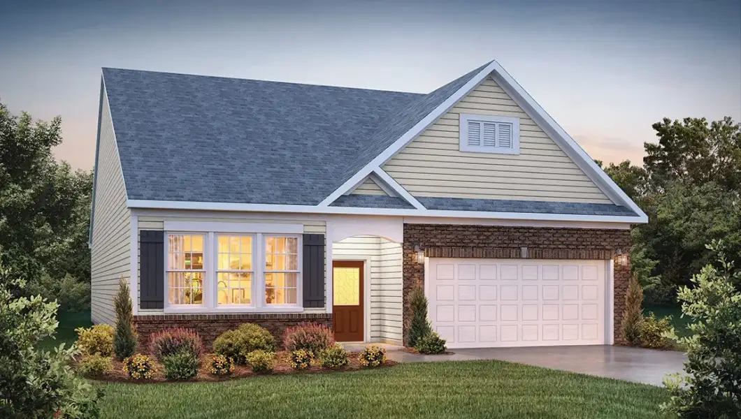 Representative exterior photo of a completed home built from the Aberdeen by D.R. Horton in Sweetwater Village, Rockwell, NC (Image 2). Representative exterior photo of a completed home built from the Aberdeen by D.R. Horton in Sweetwater Village, Rockwell, NC (Image 2).