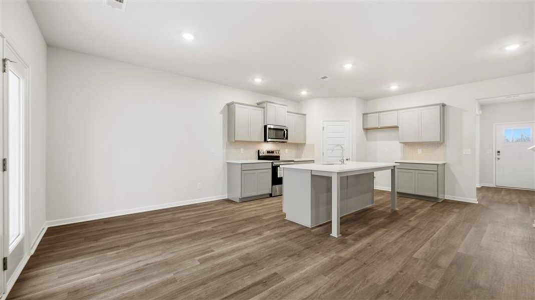 Furnished interior view inside a new home in Jackson Landing, Jefferson (Image 3).