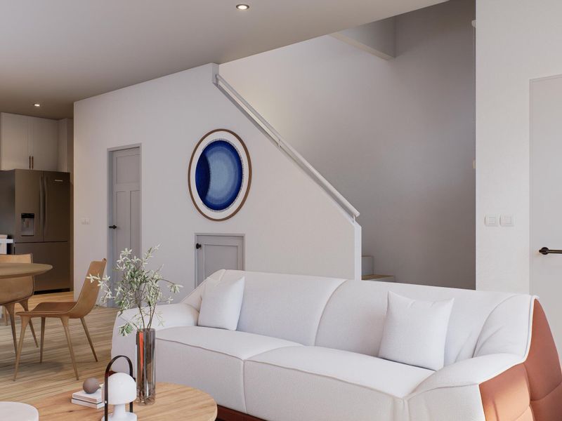Furnished interior view inside a new home in , North Charleston (Image 7).