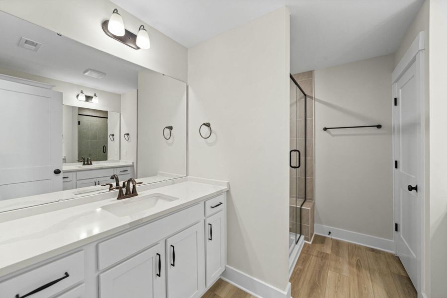 Furnished interior view inside a new home in Harbor Crossing, Greensboro (Image 12).