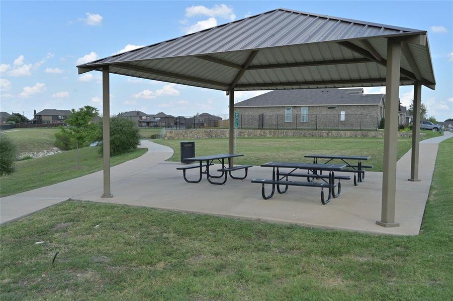 Community covered Picnic area