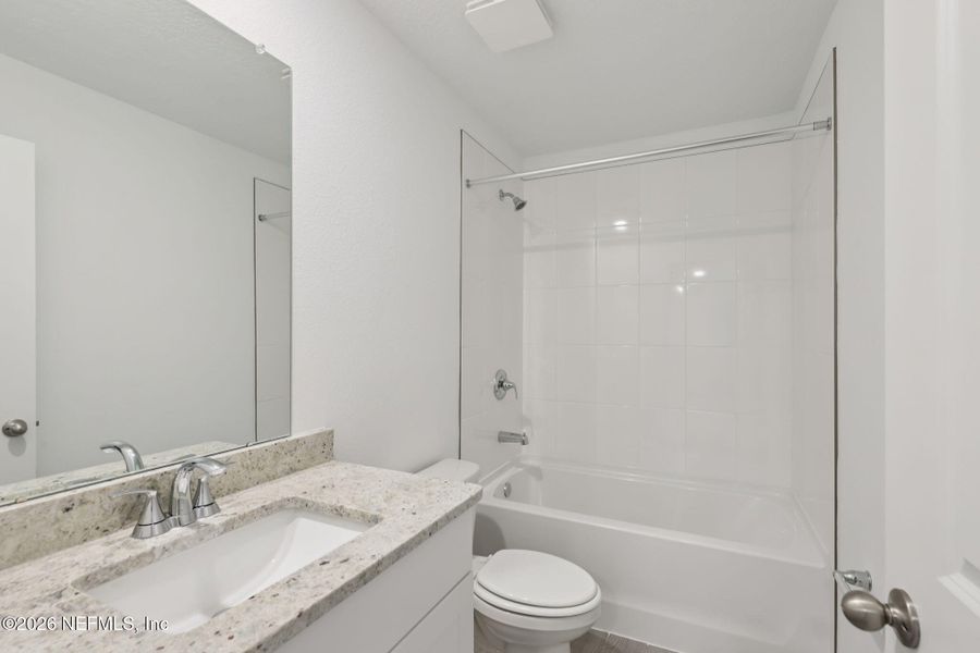 Furnished interior view inside a new home in Cypress Meadows - The Villas, Jacksonville (Image 10).