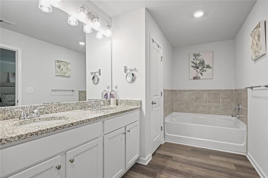Furnished interior view inside a new home in Bryson Lake, Douglasville (Image 29).