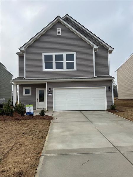 Front exterior of a new home in , Rockmart, GA, highlighting curb appeal (Image 1). Front exterior of a new home in , Rockmart, GA, highlighting curb appeal (Image 1).