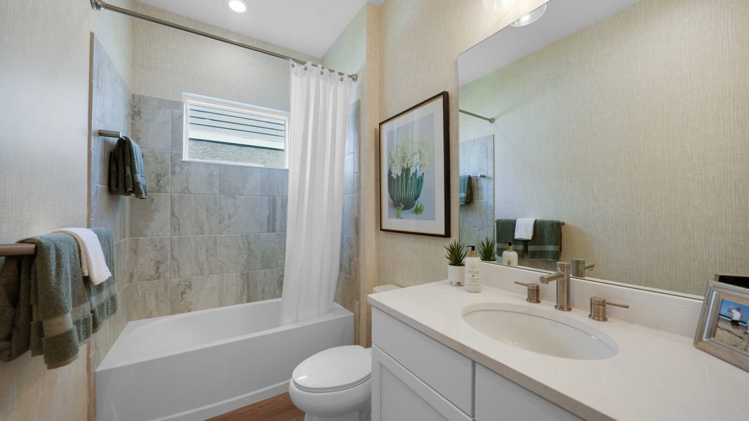 Furnished interior view inside a new home in Wildleaf, Parrish (Image 29).