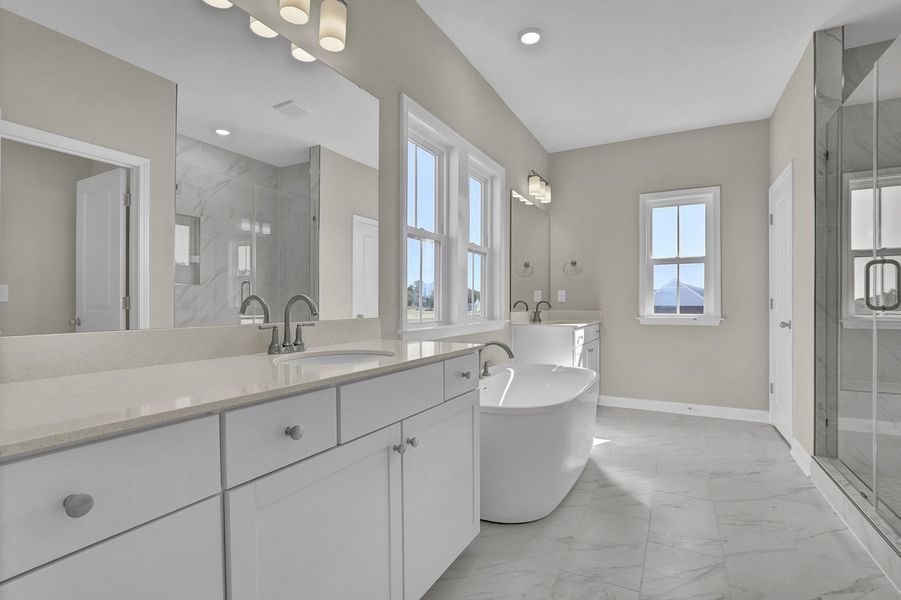 Furnished interior view inside a new home in East Wynd, Hampstead (Image 10).