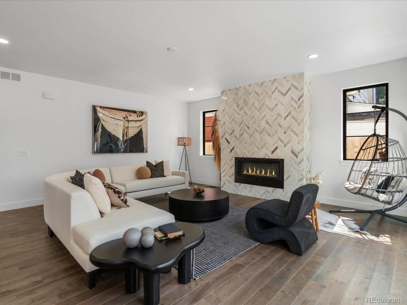 Furnished interior view inside a new home in , Denver (Image 16).