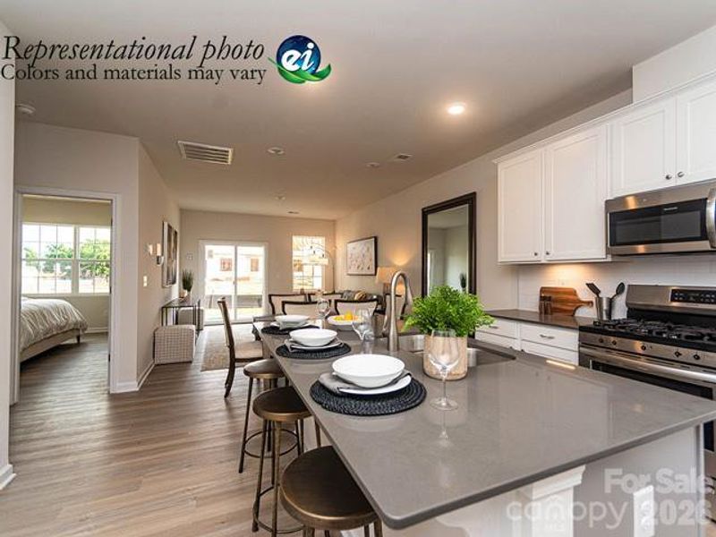 Furnished interior view inside a new home in The Vines, Charlotte (Image 11).