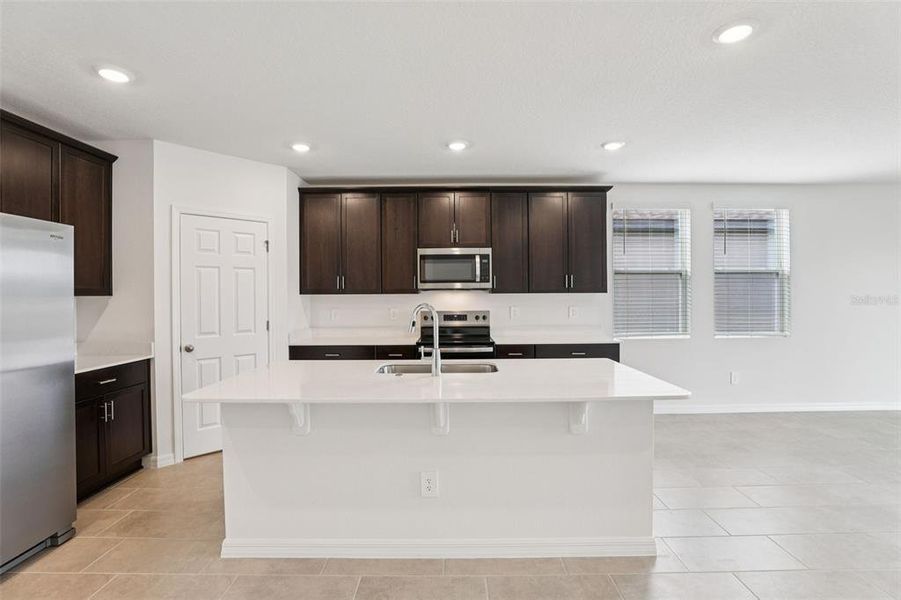 Furnished interior view inside a new home in The Meadow at Crossprairie, St. Cloud (Image 12).