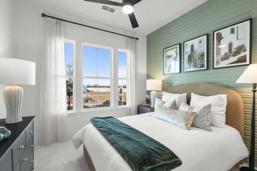 Representative furnished interior of a home built from the Calero by Landon Homes in Fields - East Village, Frisco (Image 20). Representative furnished interior of a home built from the Calero by Landon Homes in Fields - East Village, Frisco (Image 20).