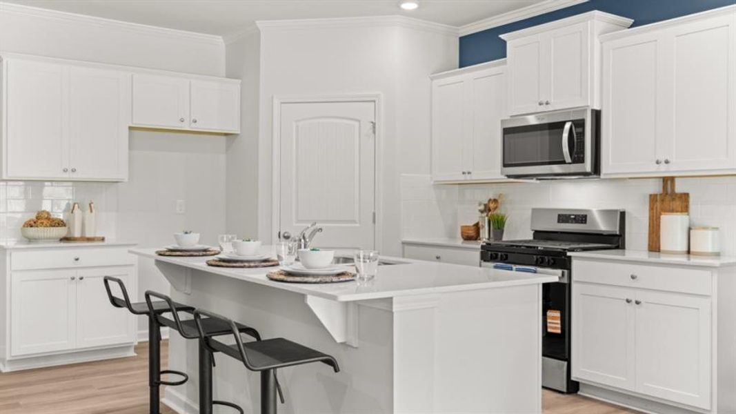 Furnished interior view inside a new home in Braselton Village, Braselton (Image 25). Furnished interior view inside a new home in Braselton Village, Braselton (Image 25).