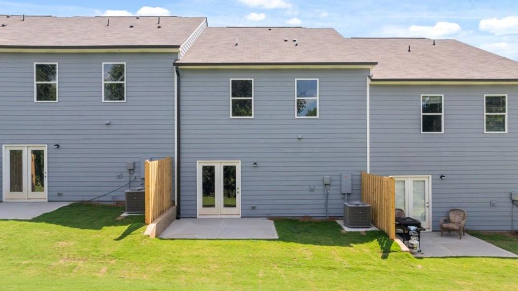 Exterior details and patio area of a home in Rolling Meadows, Jasper (Image 3). Exterior details and patio area of a home in Rolling Meadows, Jasper (Image 3).