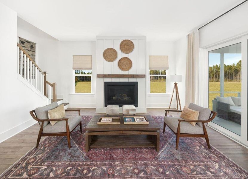 Furnished interior view inside a new home in Midtown at Nexton, Summerville (Image 9).