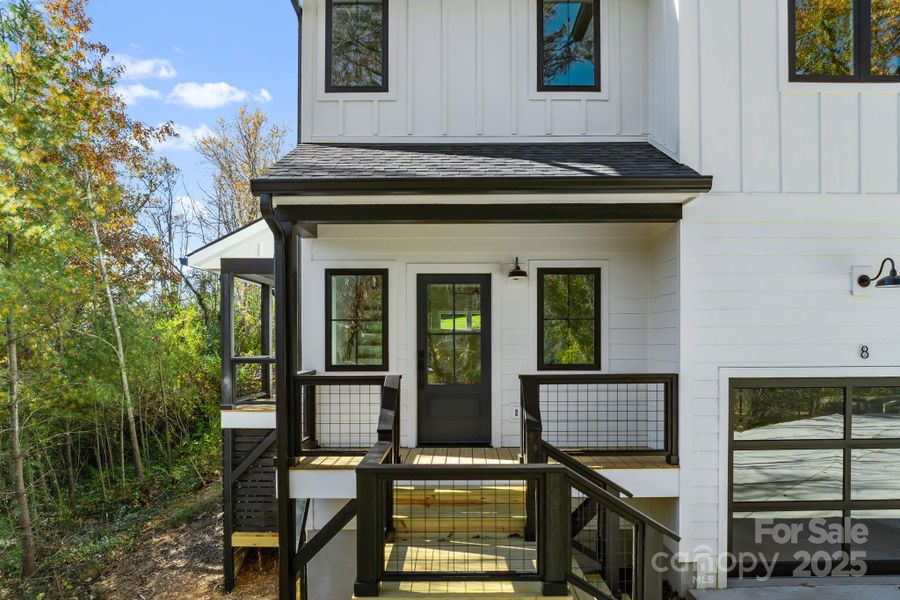 Exterior details and patio area of a home in , Weaverville (Image 4).