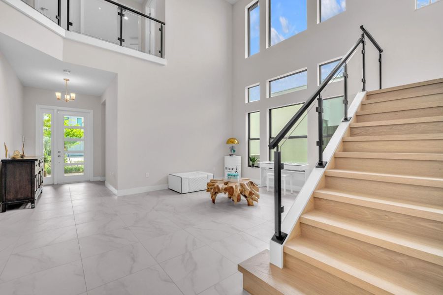 Furnished interior view inside a new home in , Boca Raton (Image 45).