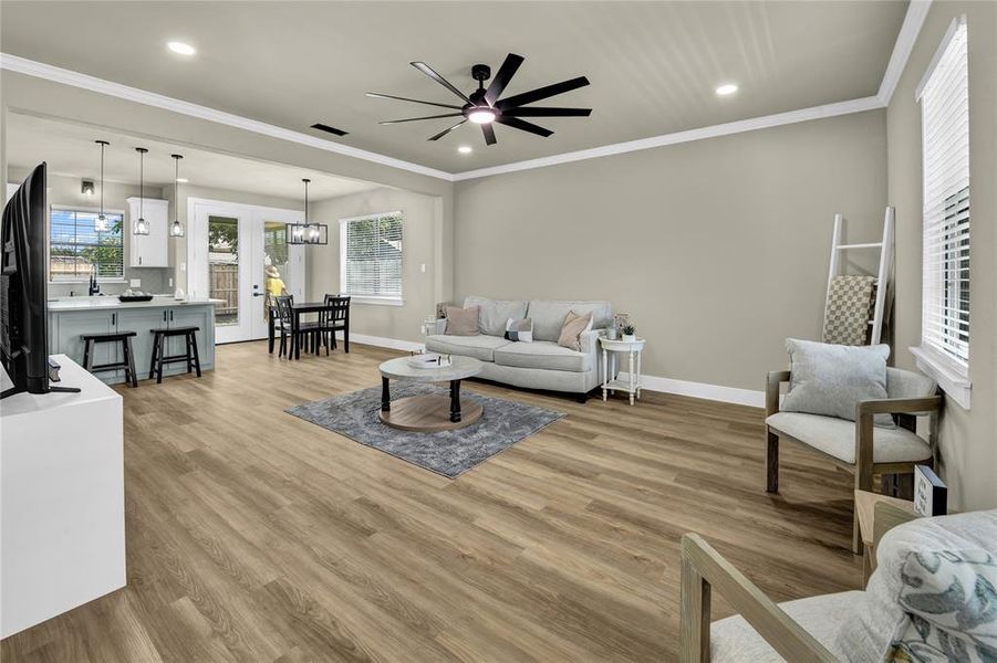 Furnished interior view inside a new home in , Mineral Wells (Image 12).