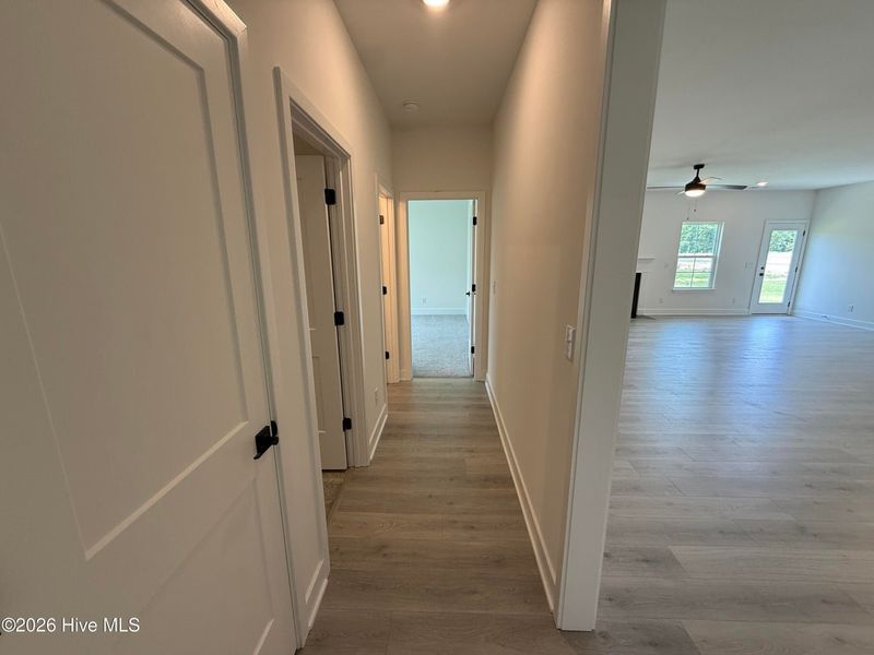 Spacious, unfurnished interior of a new home in Wood Creek Landing, Leland (Image 34). Spacious, unfurnished interior of a new home in Wood Creek Landing, Leland (Image 34).