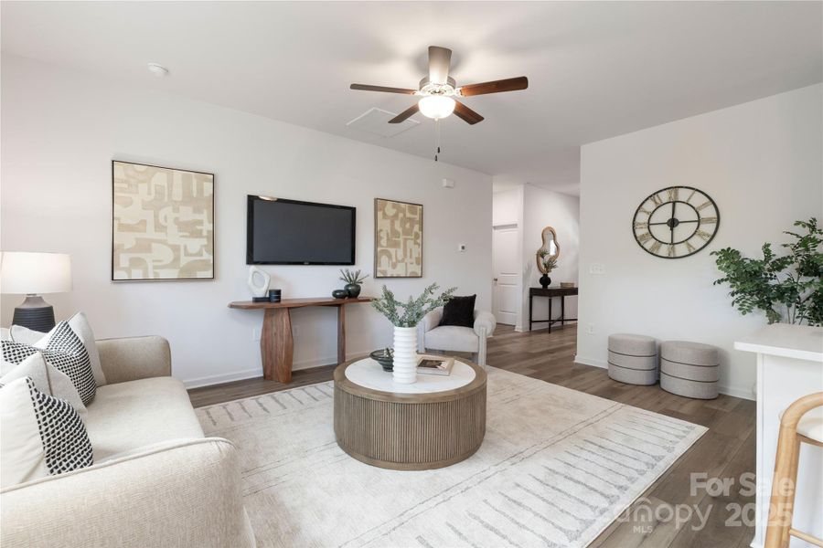 Furnished interior view inside a new home in , Mooresville (Image 16).