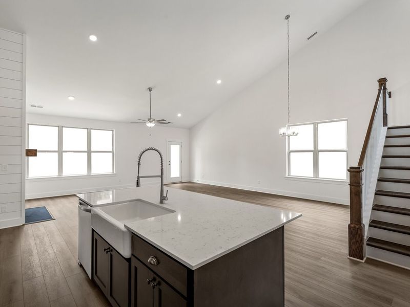 Furnished interior view inside a new home in Woods Crossing, Gallatin (Image 13).