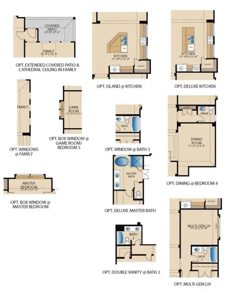 Addison II Floor Plan Options Addison II Floor Plan Options