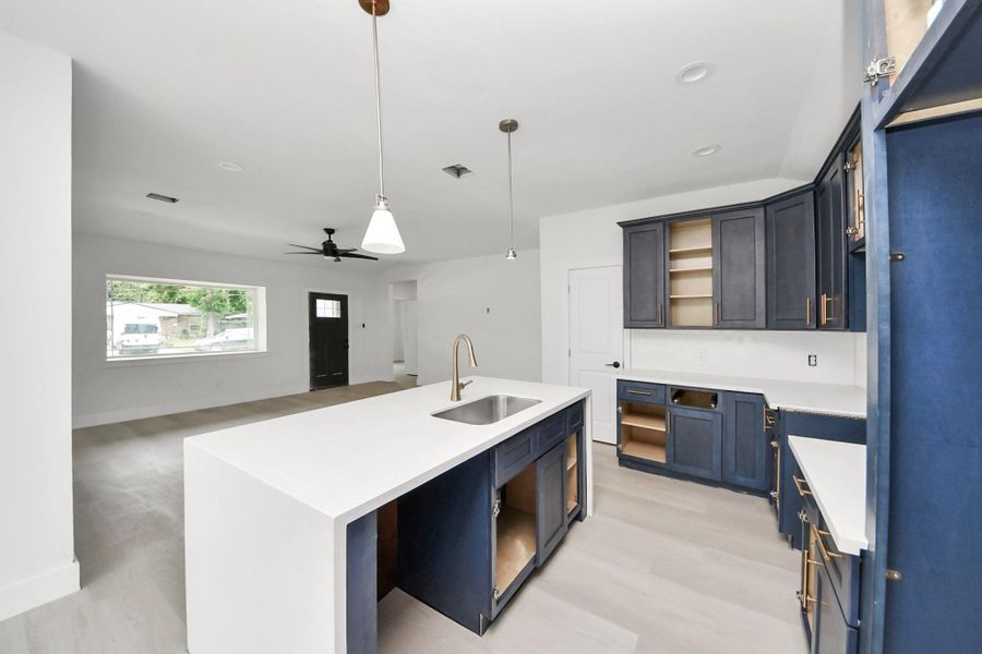 Furnished interior view inside a new home in , Houston (Image 9).