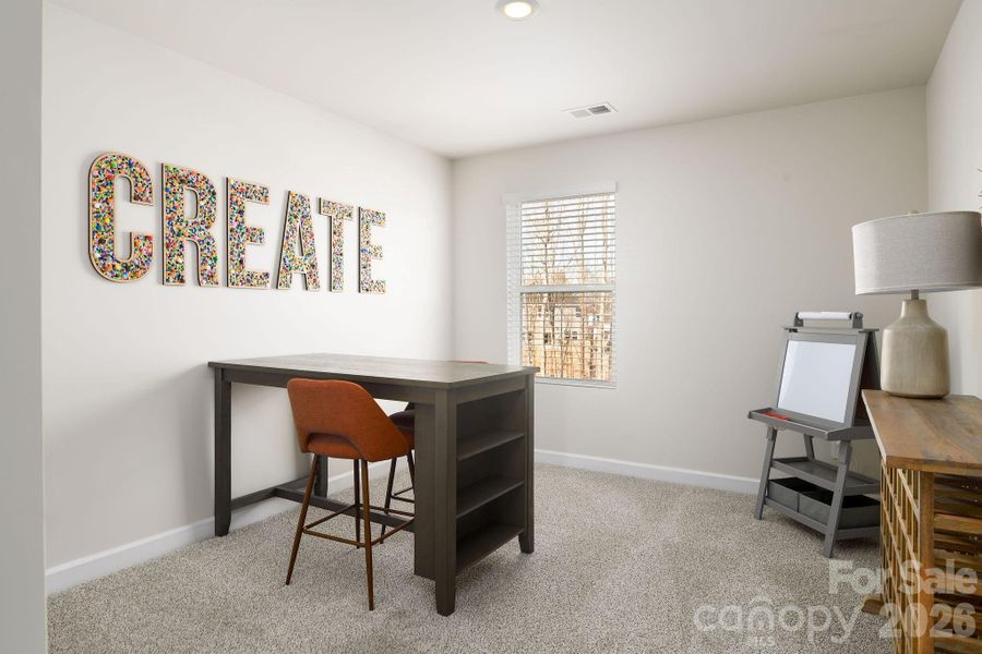 Furnished interior view inside a new home in , Mocksville (Image 7).