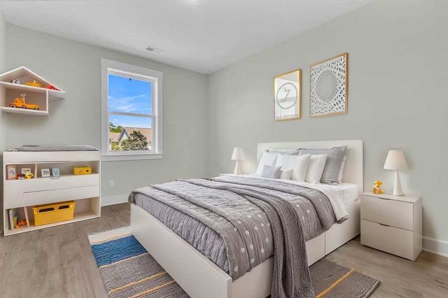 Furnished interior view inside a new home in Hidden Ponds Reserve, Awendaw (Image 9).