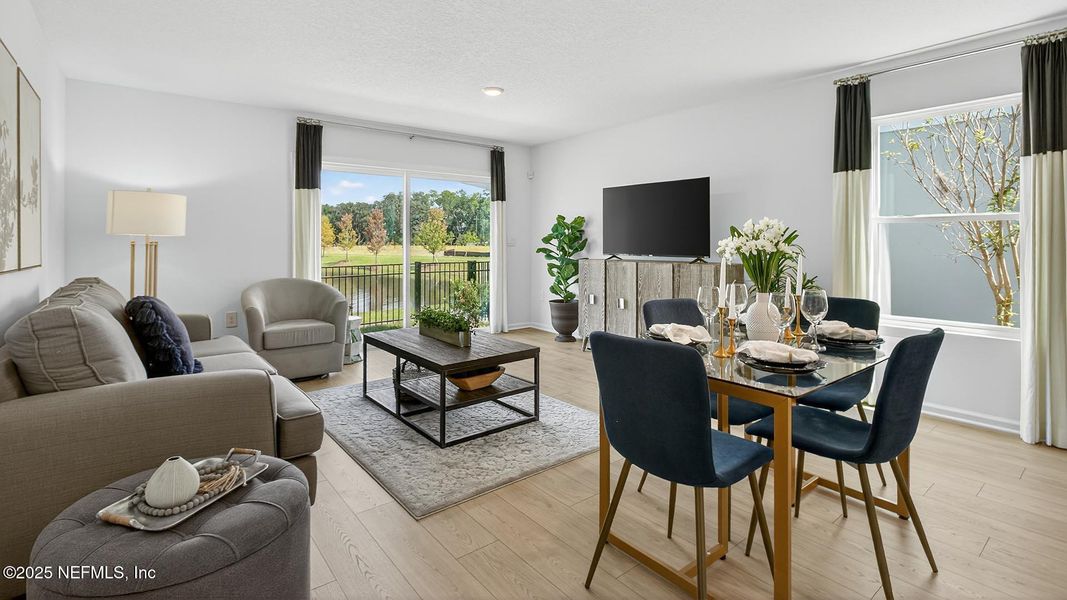 Furnished interior view inside a new home in Trout River, Jacksonville (Image 14). Furnished interior view inside a new home in Trout River, Jacksonville (Image 14).