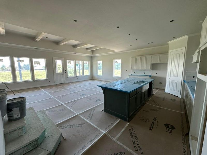 In-progress construction of a new home in Fannin Ranch, Leonard, TX (Image 27).