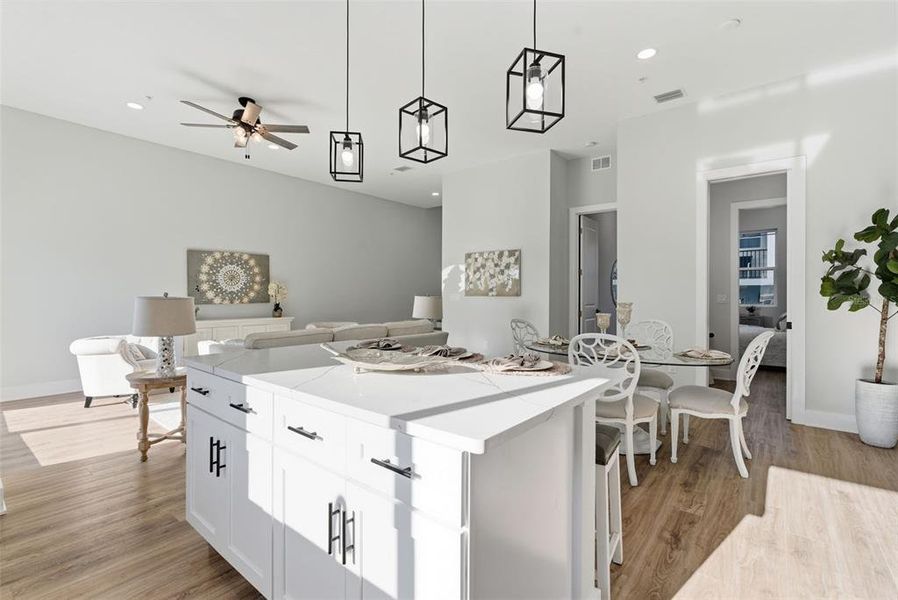 Furnished interior view inside a new home in , Treasure Island (Image 9). Furnished interior view inside a new home in , Treasure Island (Image 9).